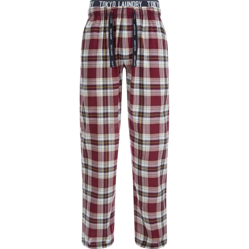 Pantalon Décontracté Tokyo Laundry pour Homme Clissold Poplin -Rouge - S - Rouge Image 1