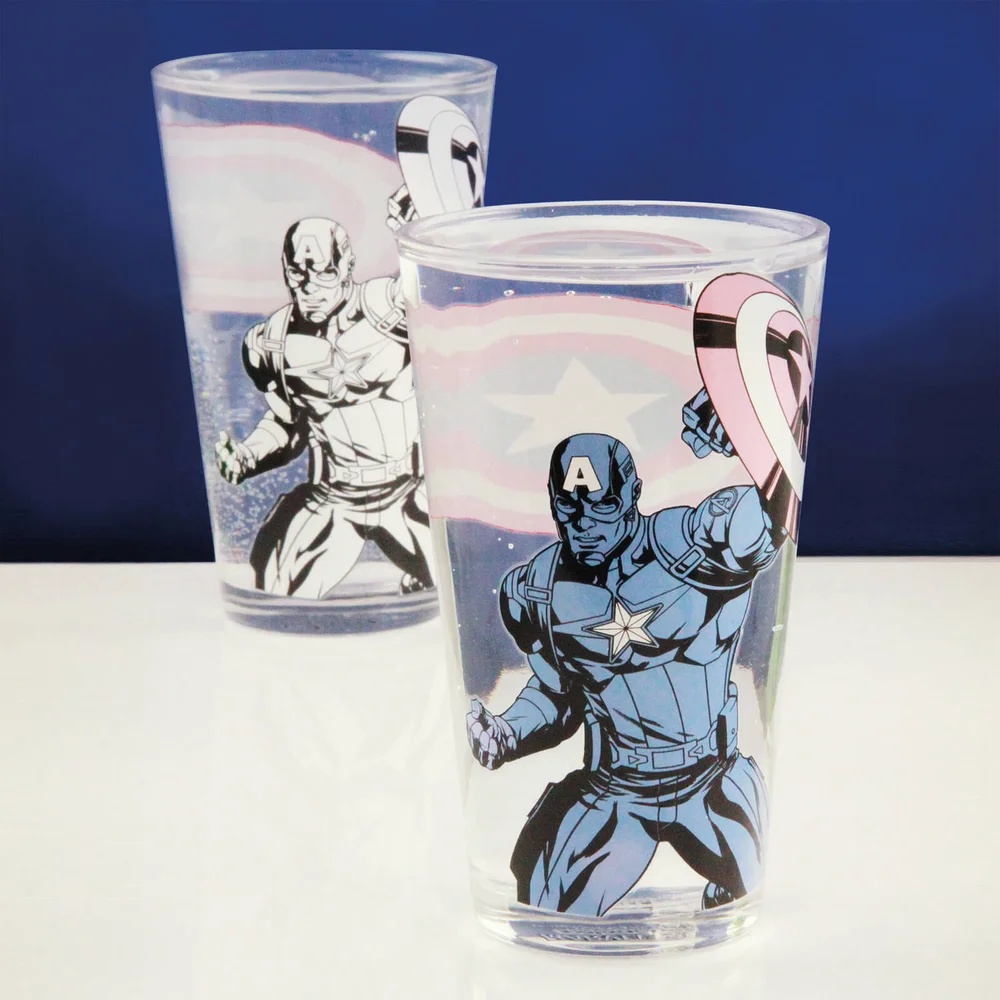 Verre Thermosensible Captain America – Marvel Image 1
