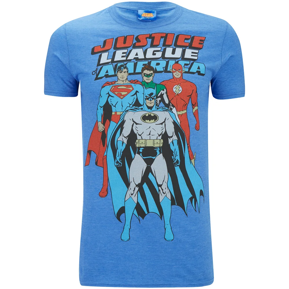 T-Shirt Homme DC Comics Justice League -Bleu - S - Bleu Image 1
