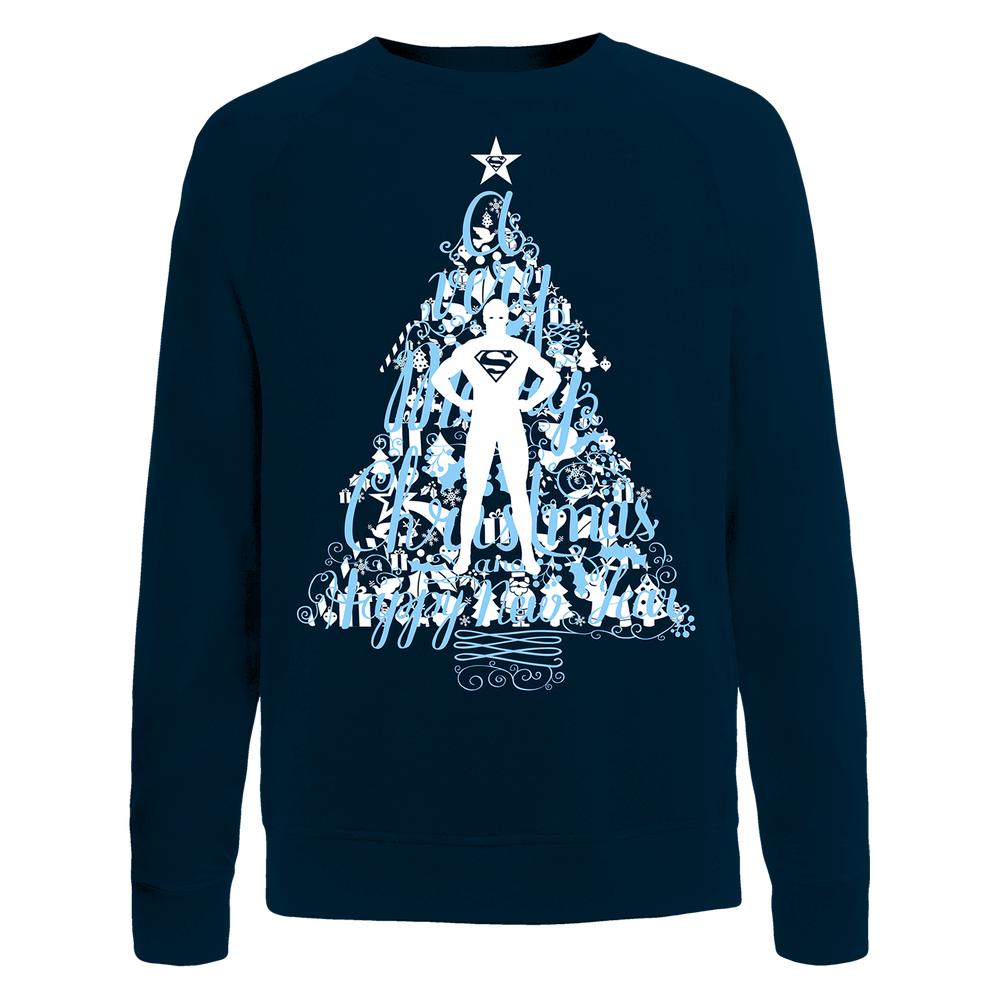 Sweatshirt de Noël Batman -DC Comics -Bleu Marine - S - Navy Image 1