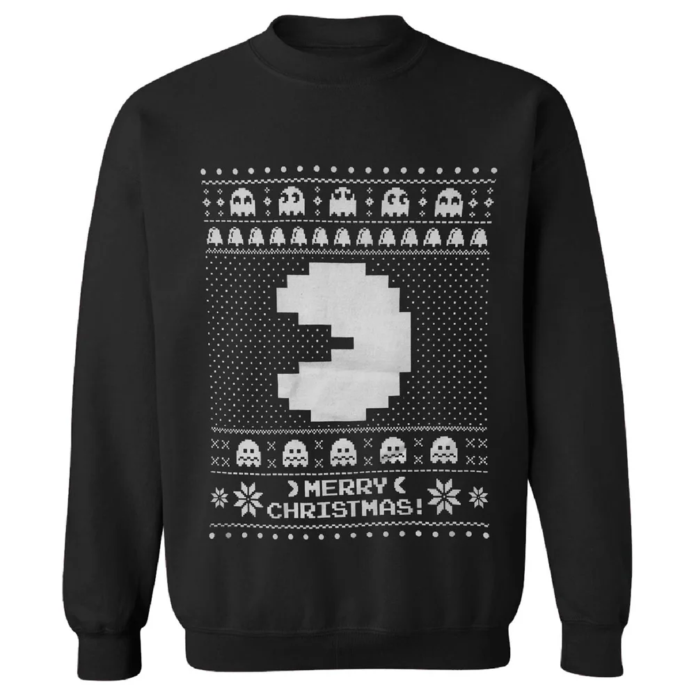 Pull de Noël Homme Namco Merry Pac - Noir - S - Noir Image 1