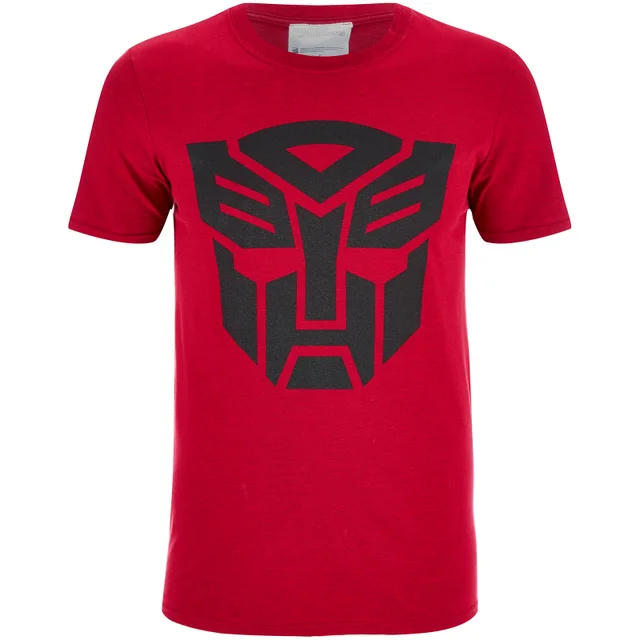 T-Shirt Homme Transformers Transformers Noir Emblem - Rouge
