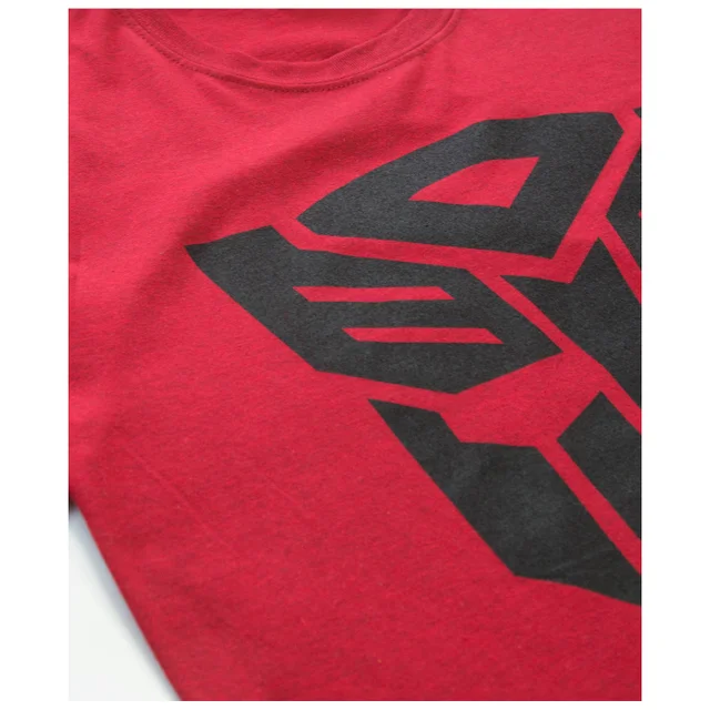 T-Shirt Homme Transformers Transformers Noir Emblem - Rouge