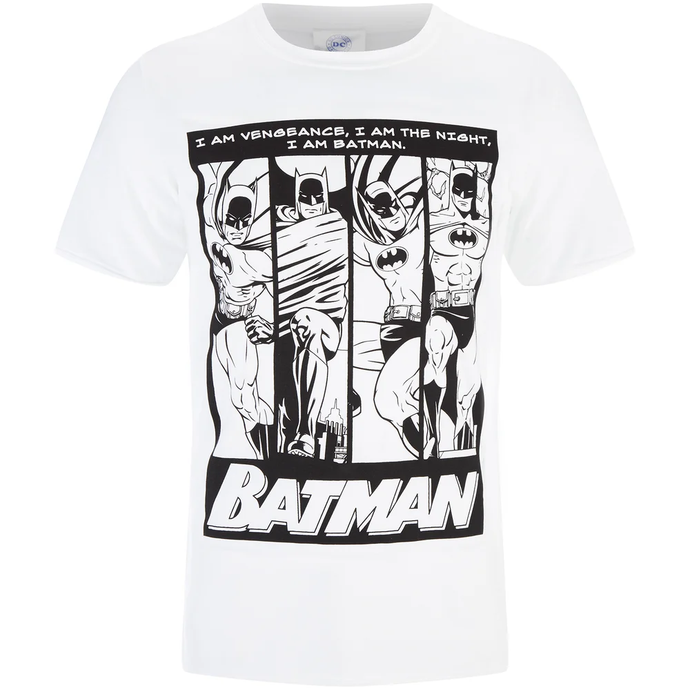 T-Shirt Homme DC Comics Batman I am Batman - Blanc - S Image 1