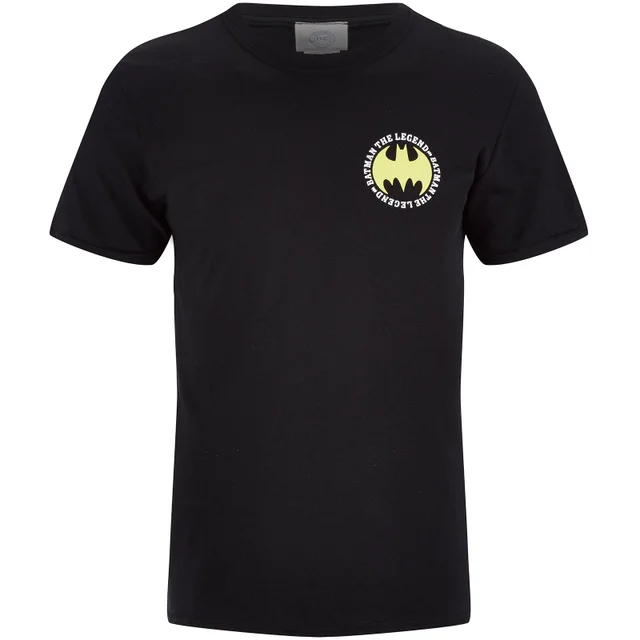 T-Shirt Homme DC Comics Logo Batman The Legend - Noir