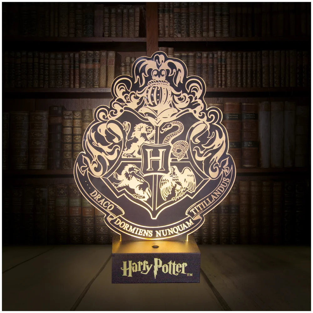 Lampe Blason de Poudlard Harry Potter Image 1