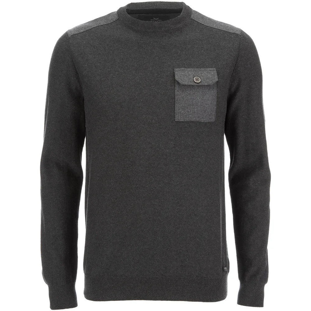 Pull Threadbare pour Homme Karlson -Gris Chiné - S - Gris Image 1