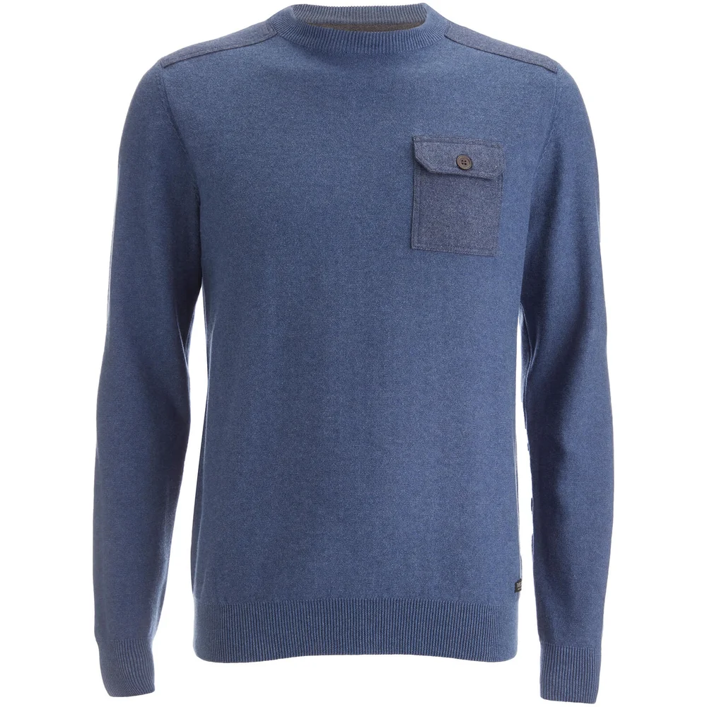 Pull Threadbare pour Homme Karlson -Denim Chiné - S - Bleu Image 1