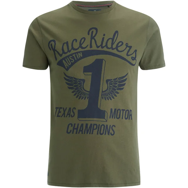T-Shirt Homme Threadbare Birch -Kaki