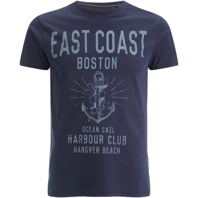 T-Shirt Homme Threadbare Maple - Bleu Marine