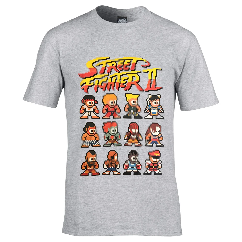 T-Shirt Homme Capcom Street Fighter Street Fighter II - Gris - S - Gris Image 1