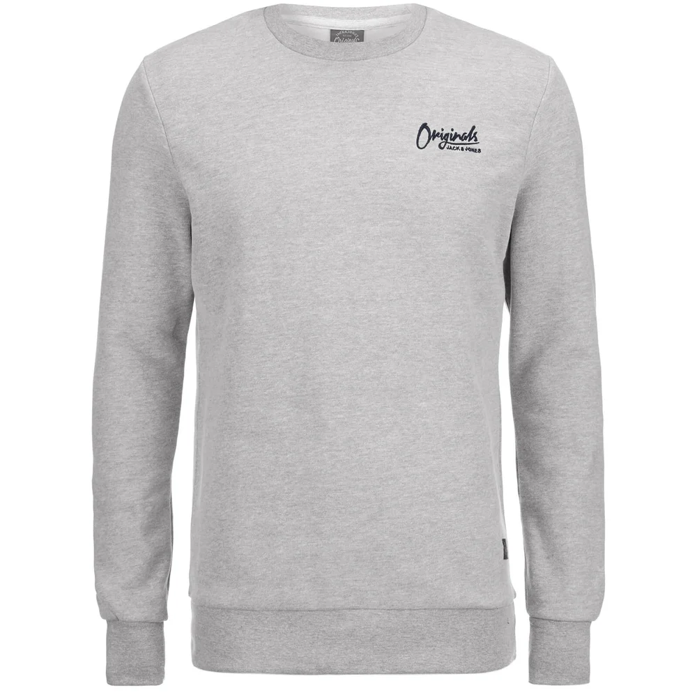 Sweat Jack & Jones pour Homme Originals Scala -Gris Chiné - S - Gris Image 1