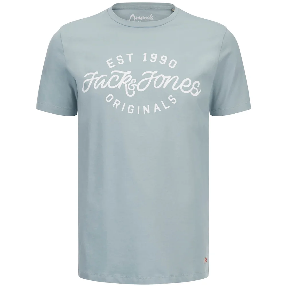 T-Shirt Originals Finish Jack & Jones -Bleu Pâle - S - Bleu Image 1