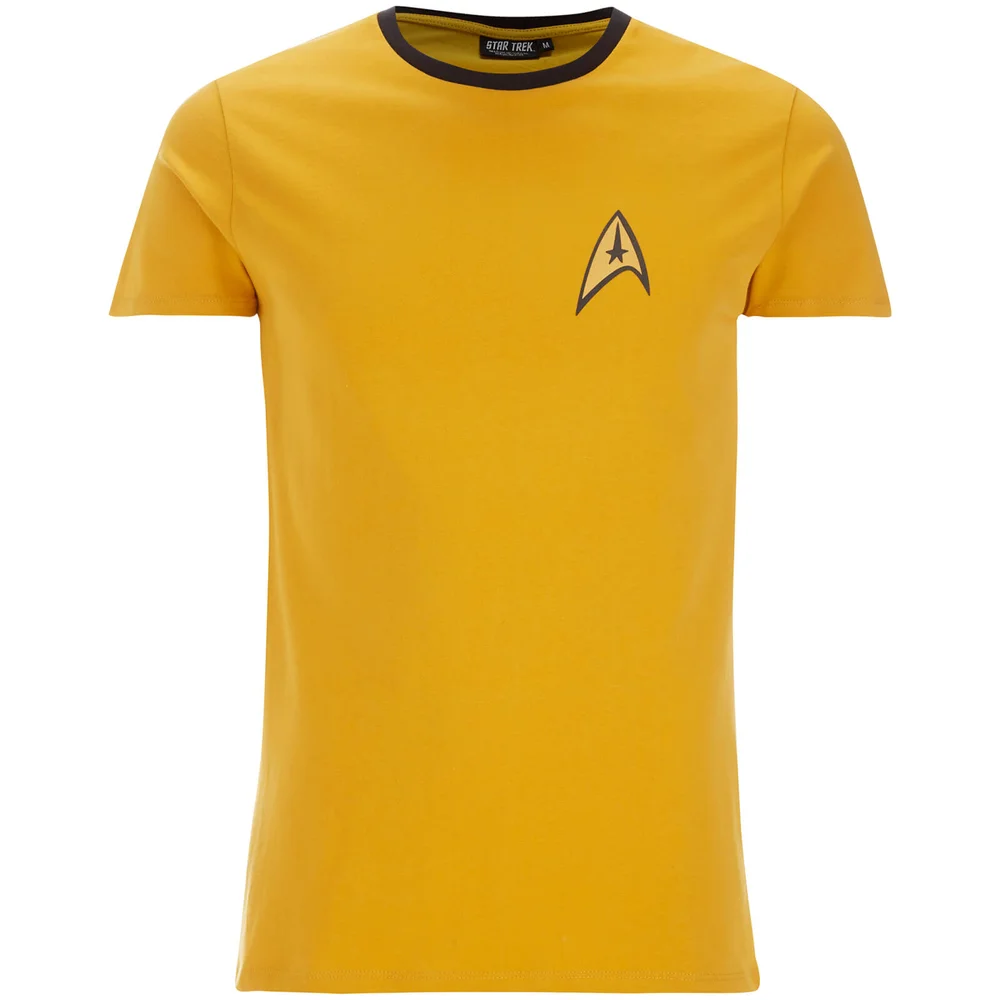 T-Shirt Homme Star Trek Uniforme Ingénieur - Jaune - S - Citron Image 1