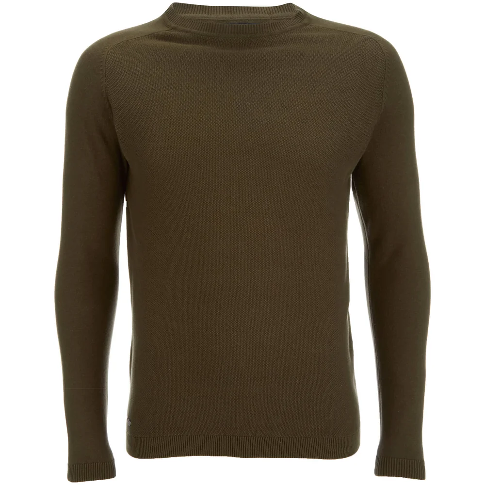 Pull Kensington Eastside pour Homme Henry Coton -Kaki - XXL - Vert Citron Image 1