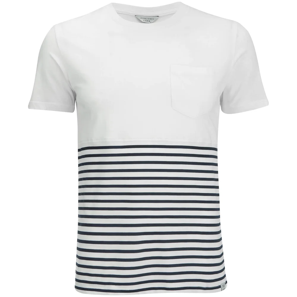 T-Shirt Jack & Jones Homme Originals Wise -Blanc - S - Blanc Image 1