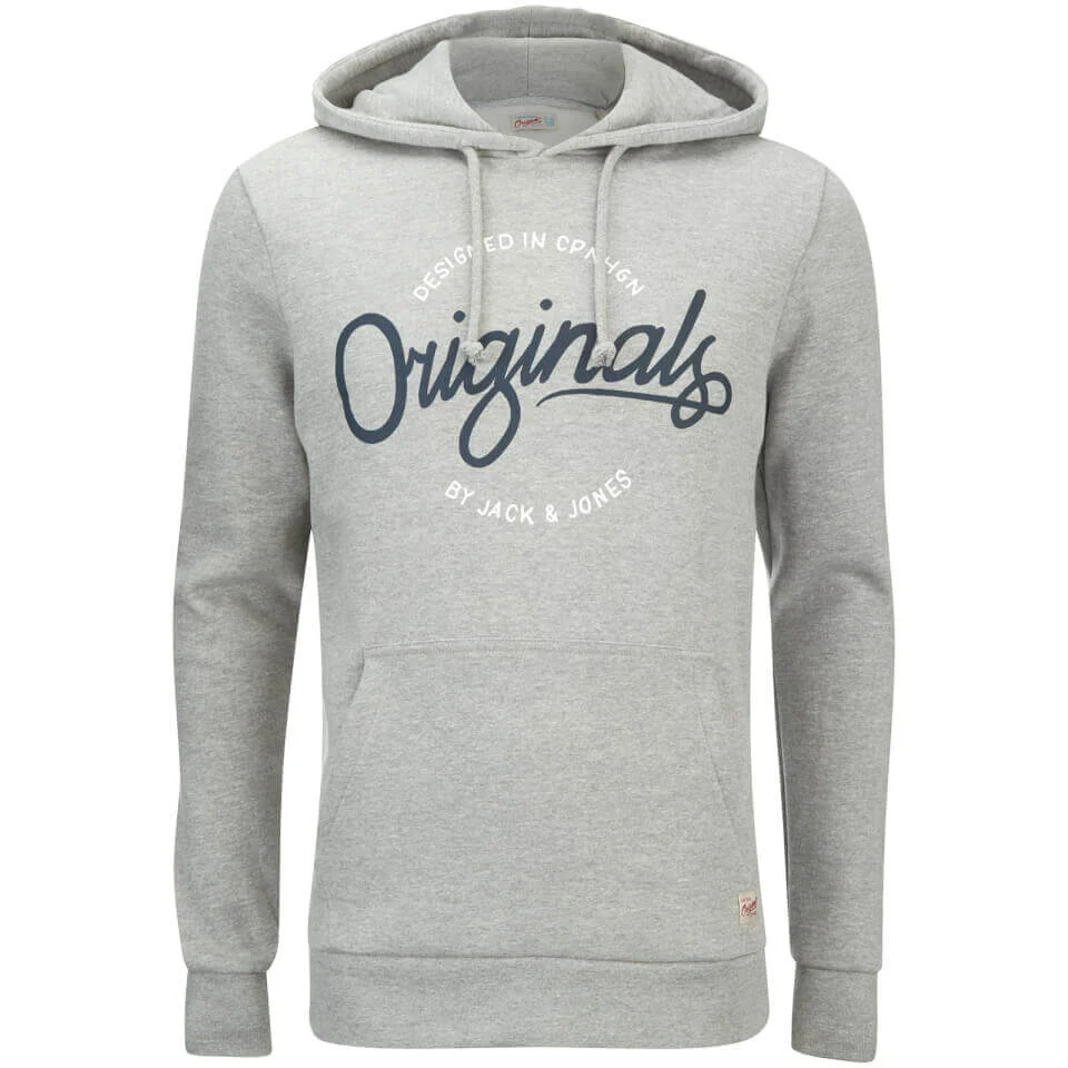 Sweat à Capuche Jack & Jones Homme Original Sweep -Gris - S - Gris Image 1