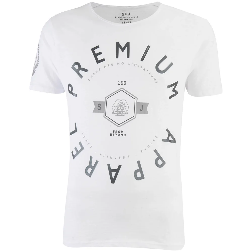 T-Shirt Homme Kinetic Col Rond Smith & Jones -Blanc - S - Blanc Image 1