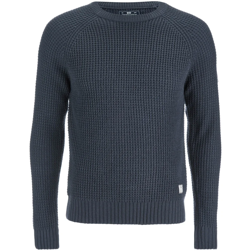 Pull Crosshatch pour Homme General -Bleu Nuit - S - Bleu Image 1