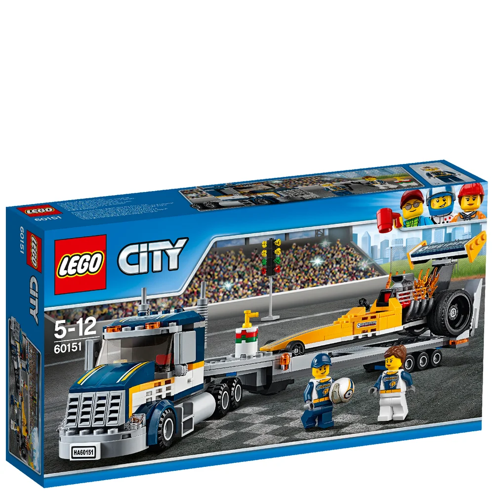 LEGO City: Le transporteur du dragster (60151) Image 1