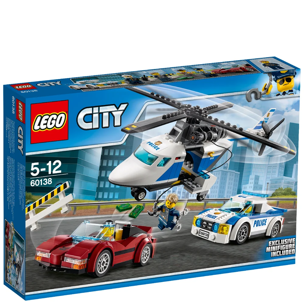 LEGO® City: La course-poursuite en hélicoptère (60138) Image 1