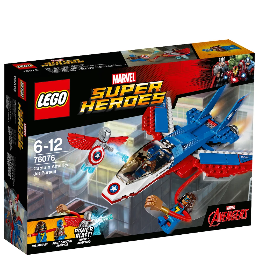 LEGO Marvel Superheroes: La poursuite en avion de Captain America (76076) Image 1