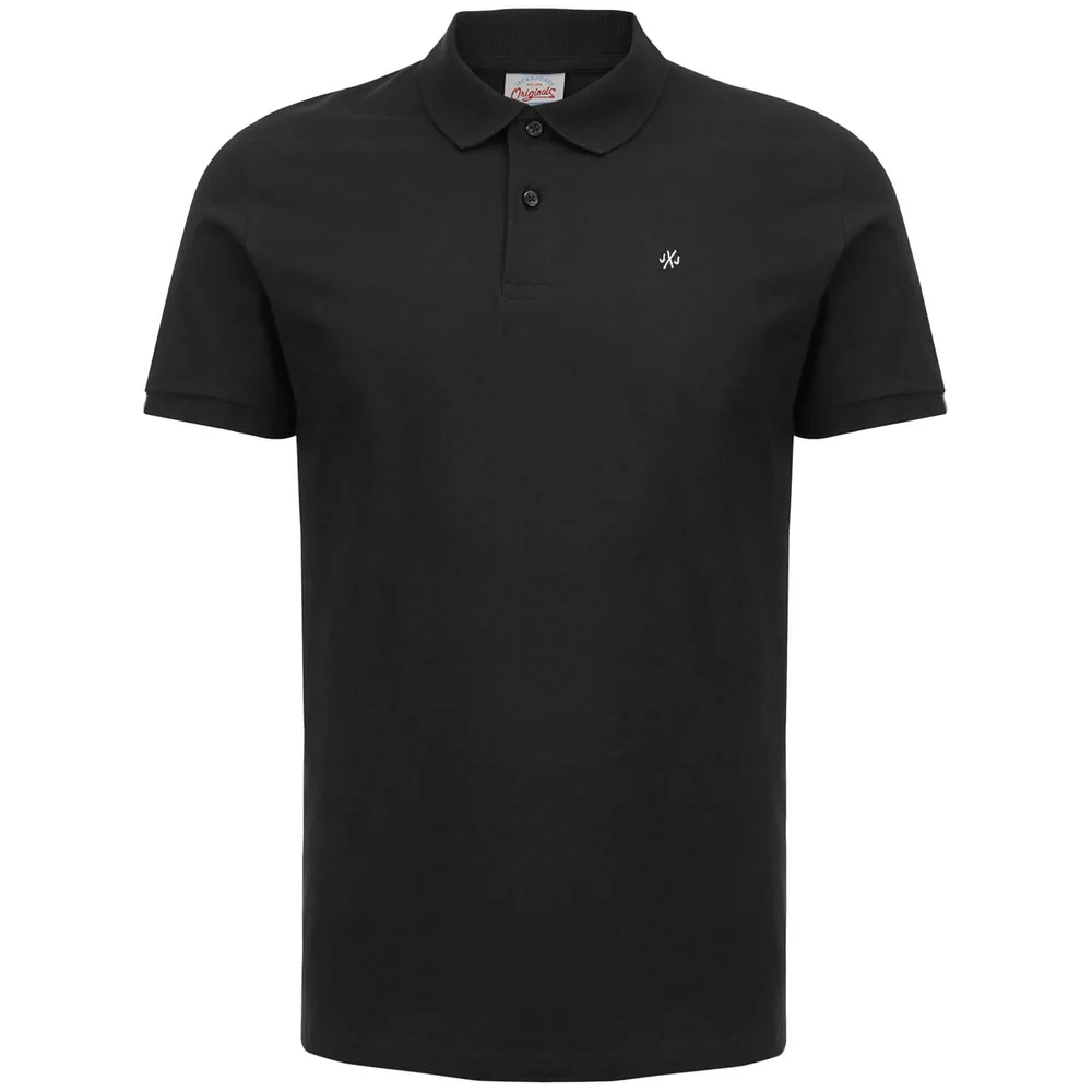 Polo pour Homme Originals Perfect Jack & Jones -Noir - S - Noir Image 1