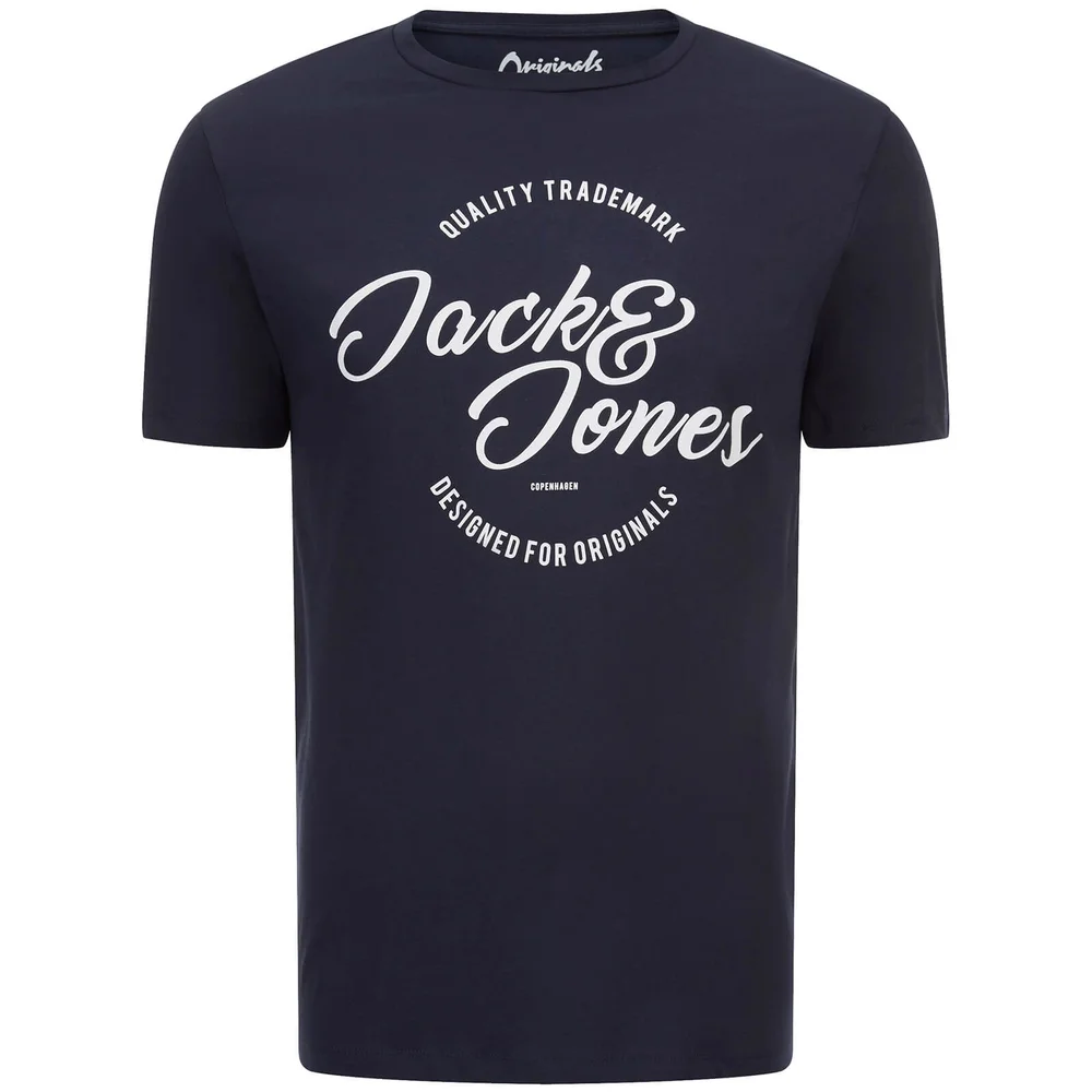 T-Shirt Homme Originals Raffa Jack & Jones -Bleu Chiné - S - Bleu Image 1