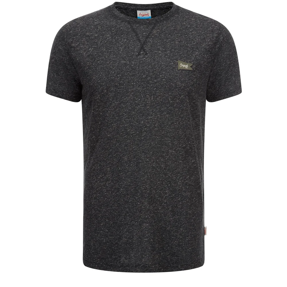T-Shirt Originals Kingpin Jack & Jones -Charbon Chiné - S - Noir Image 1