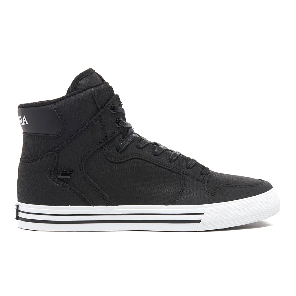 Chaussures Montantes Homme Supra Vaider -Noir/Blanc - UK 10 - Noir Image 1