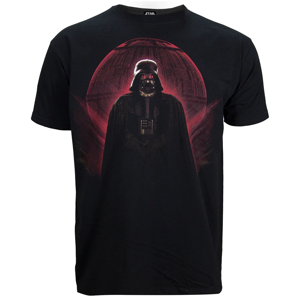 T-Shirt Homme Star Wars Rogue One Dark Vador - Rouge - S - Noir Image 1