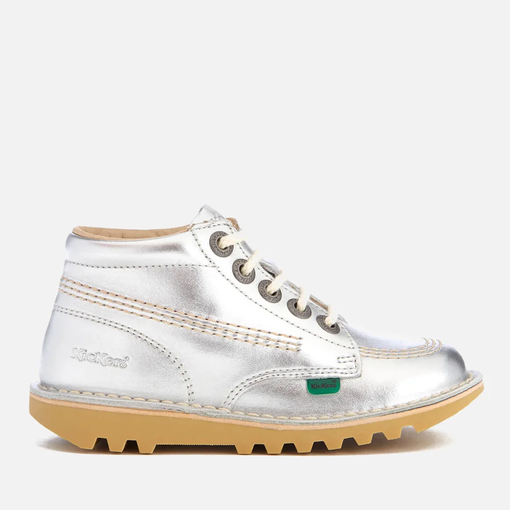 Chaussures Kickers Enfant Kick Hi - Argenté - UK 7 Infant/EU 24 Image 1