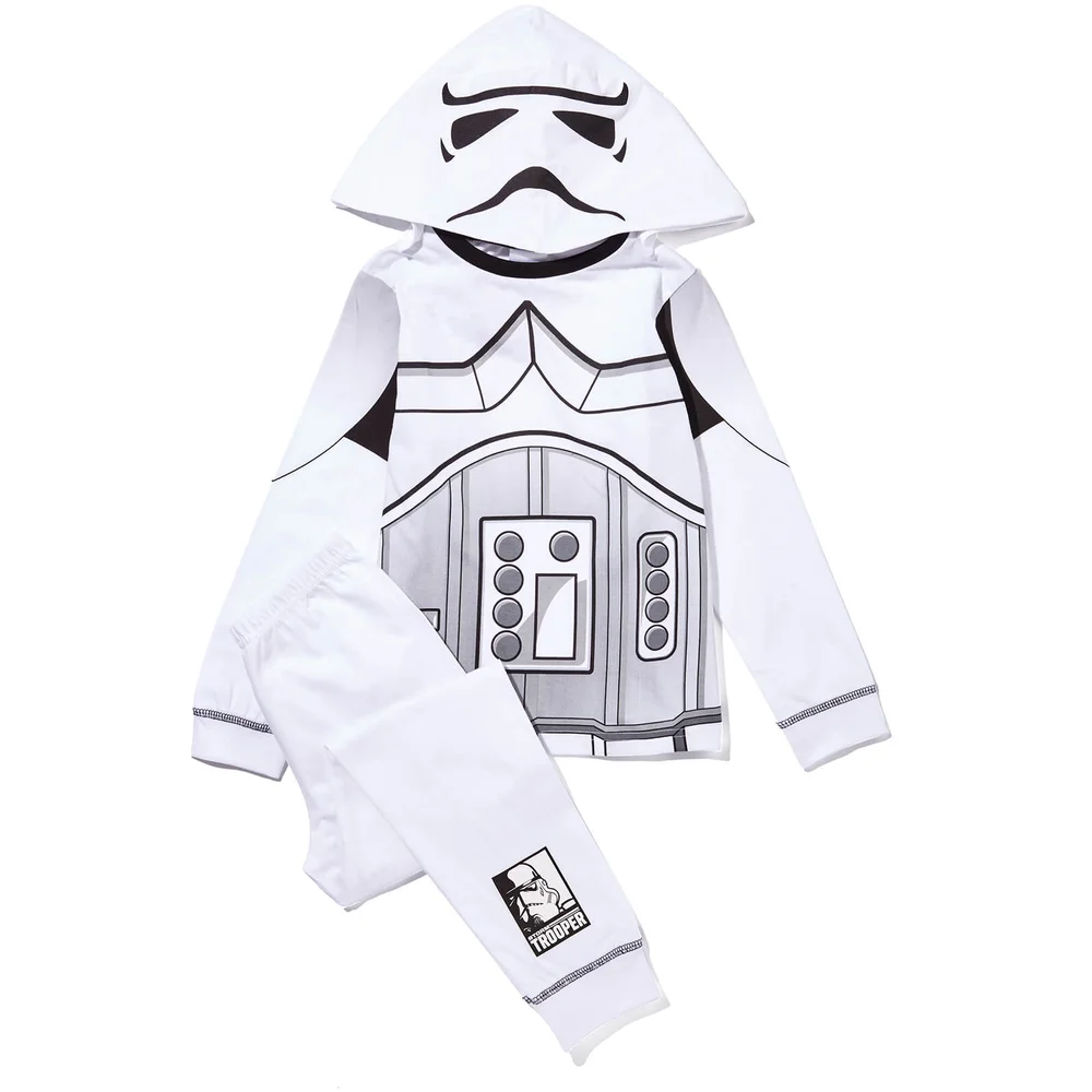 Pyjama pour Enfant -Star Wars Stormtrooper (avec capuche) -Blanc - 2-3 years - Blanc Image 1