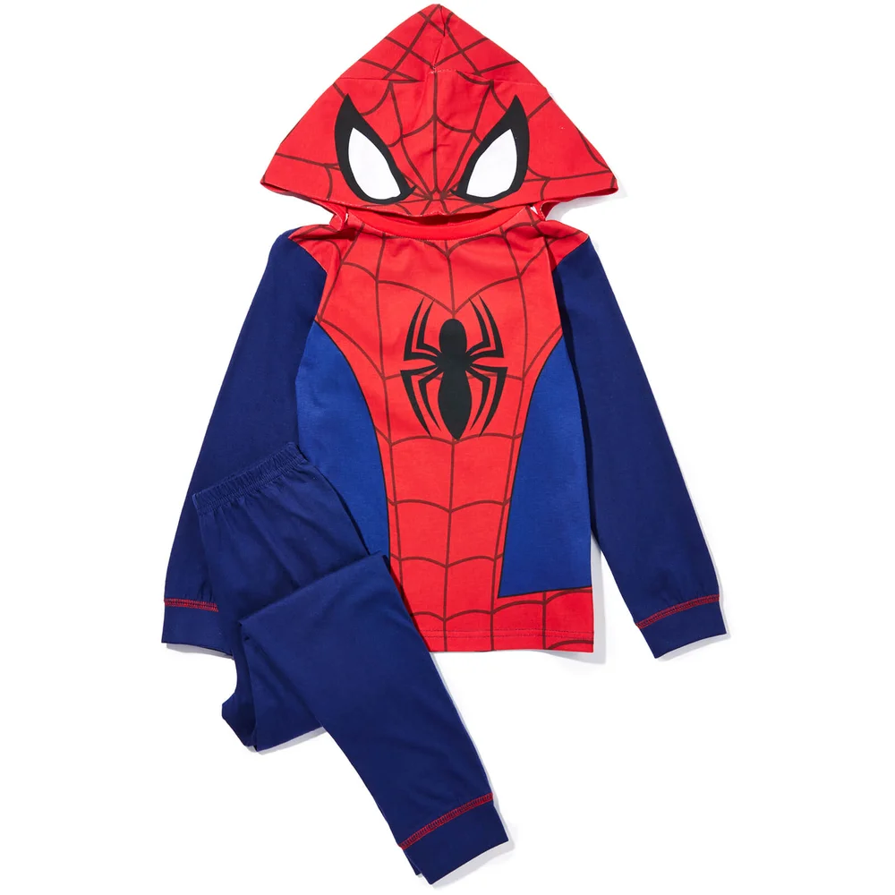 Pyjama pour Enfant - Marvel Spiderman (avec capuche) -Bleu - 2-3 years - Bleu Image 1