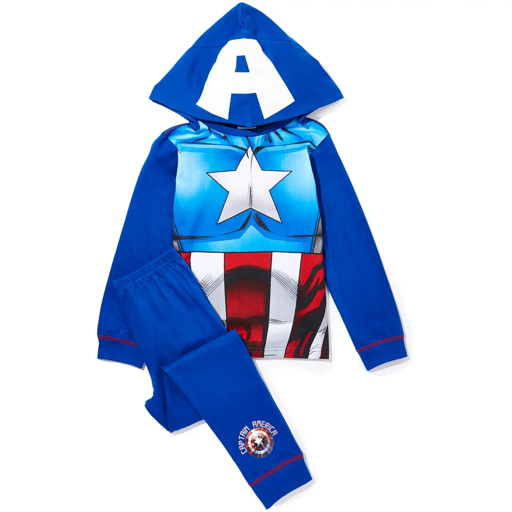 Pyjama Enfant -Captain America -Bleu - 2-3 years - Bleu Image 1