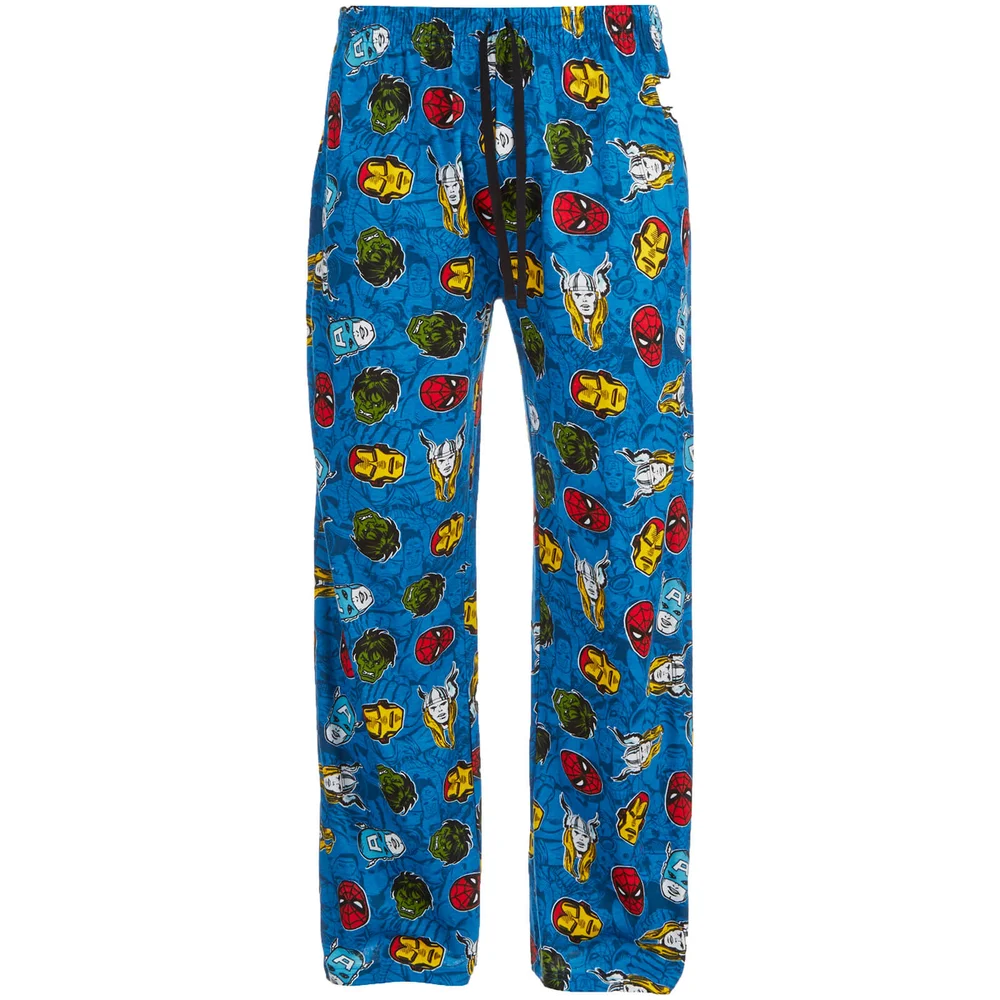 Pantalon Homme de Pyjama -Marvel Avengers- Bleu - S - Bleu Image 1
