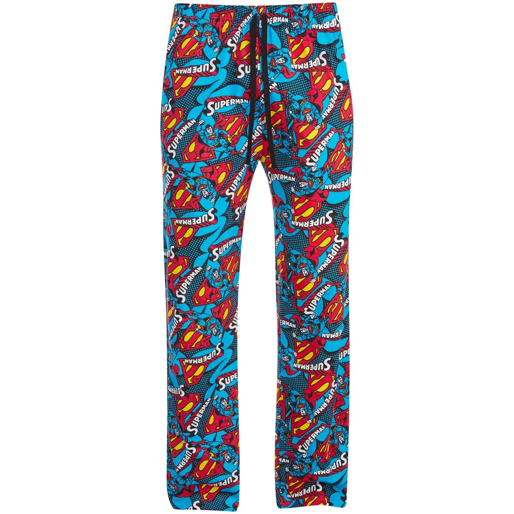 Pantalon Homme de Pyjama -DC Comics Superman-Bleu - S - Bleu Image 1