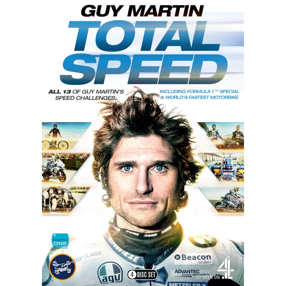 Guy Martin: Total Speed Boxset (Series 1/2/3 and F1 Special) Image 1