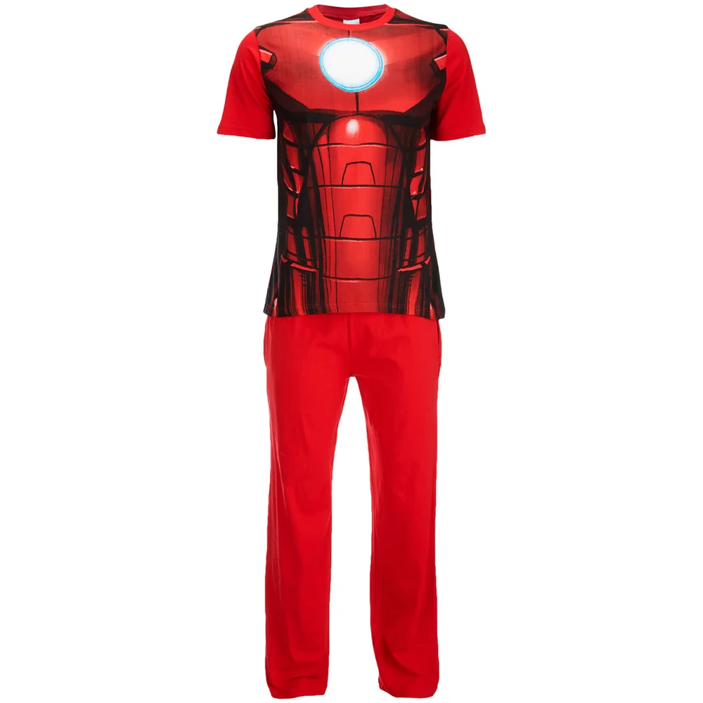 Pyjama pour Homme -Marvel Iron Man - S - Rouge Image 1
