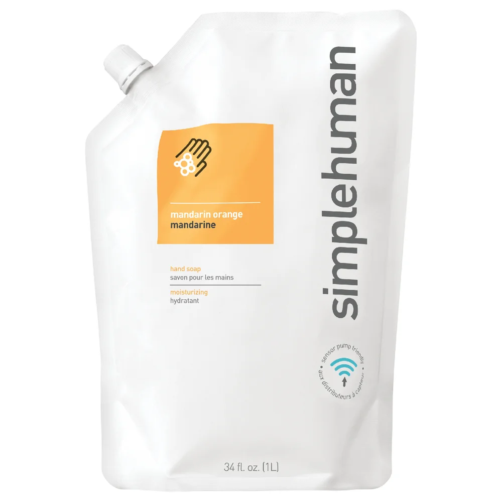 Recharge de Savon Liquide Simplehuman -Orange/Mandarine 1L Image 1