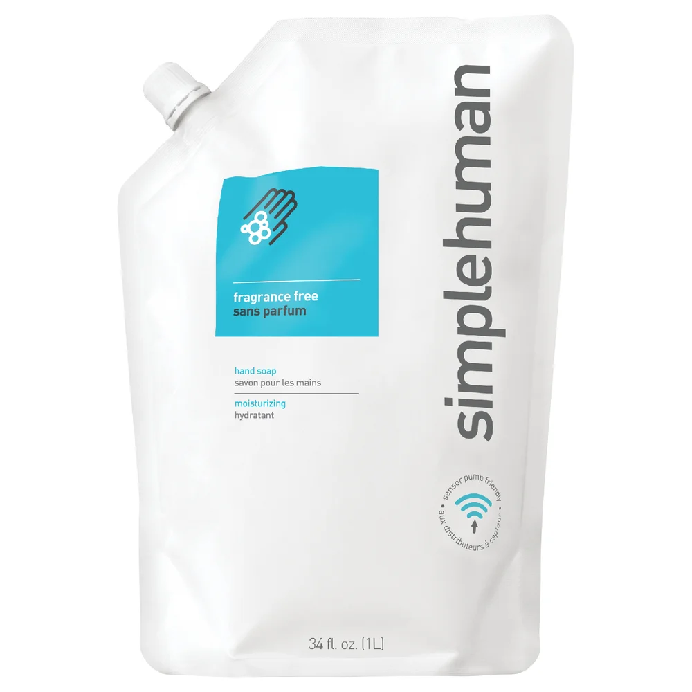 Recharge de Savon Liquide Simplehuman -Sans Parfum 1L Image 1