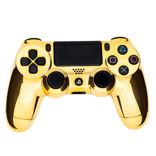 Manette PS4 Édition Chrome Or Image 1