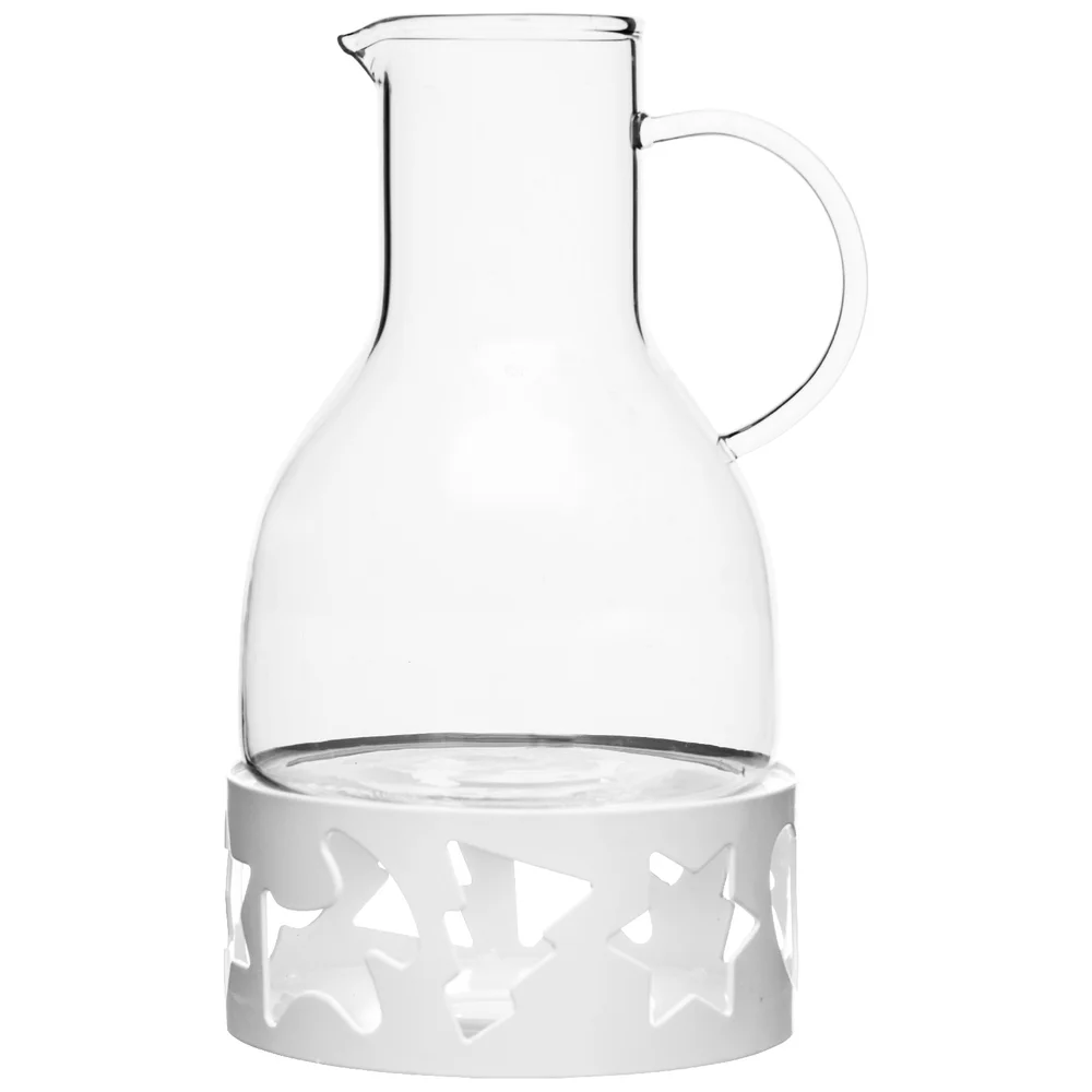 Carafe pour Vin Chaud + Chauffoir Sagaform -Blanc Image 1