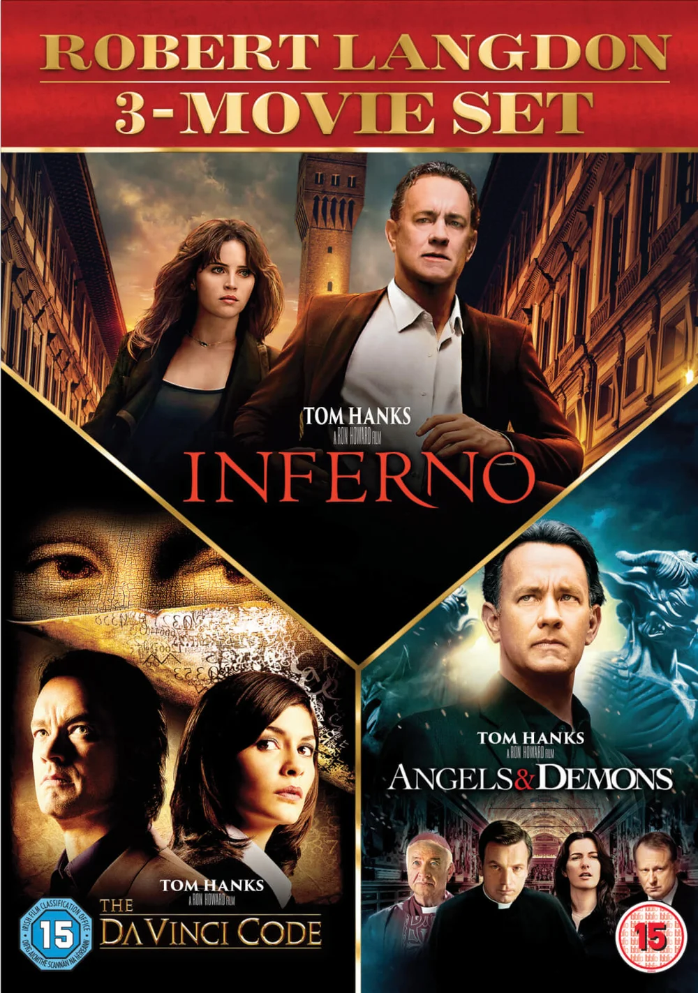 Coffret Inferno, Anges et Démons et Da Vinci Code Image 1