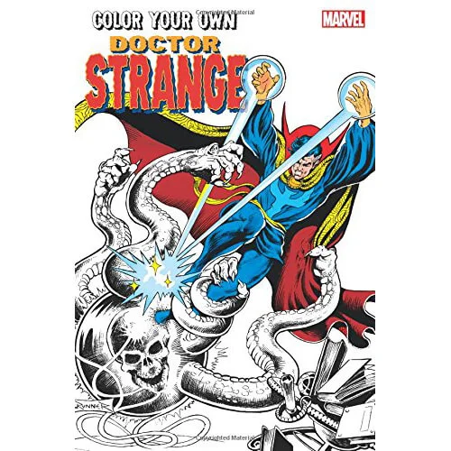 Colour Your Own Doctor Strange Roman illustré Image 1