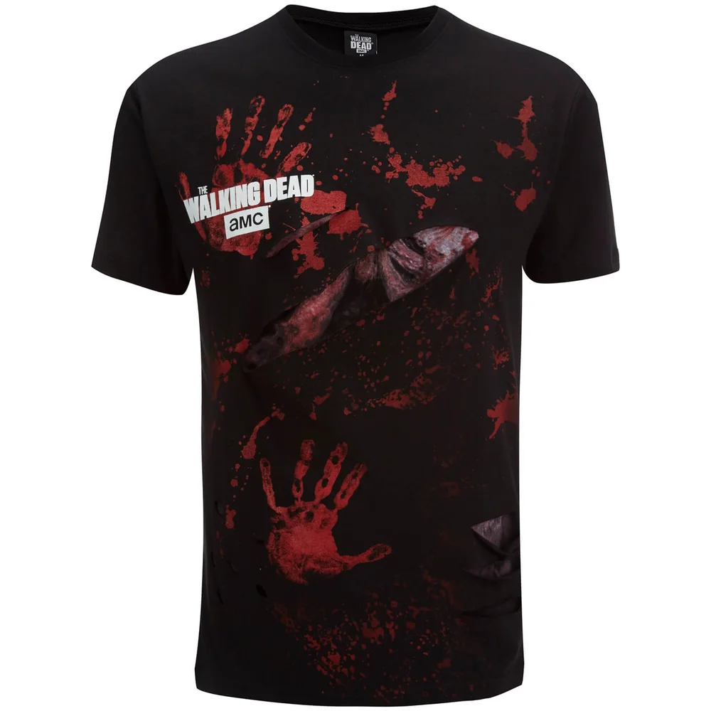 T-Shirt Homme Spiral Walking Dead Rick All Infected -Noir - S - Noir Image 1