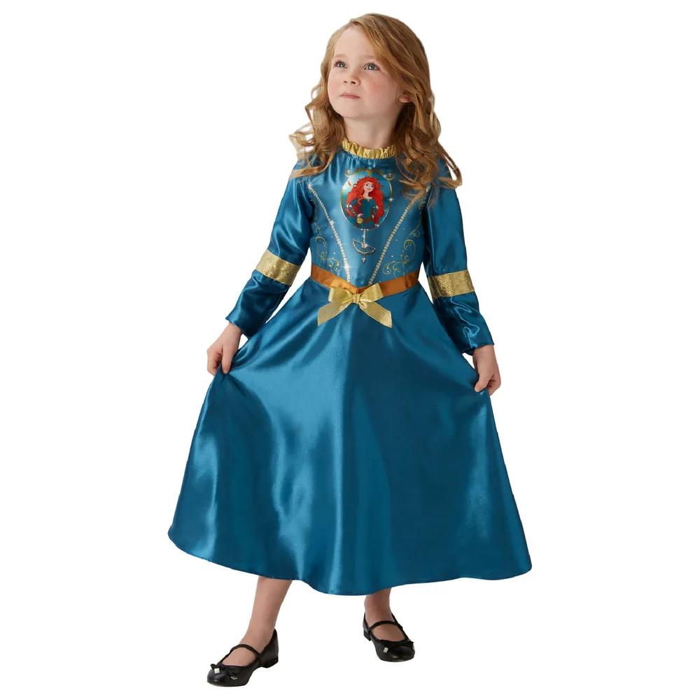 Disney Girls' Brave Merida Fancy Dress Costume - S - Bleu Image 1