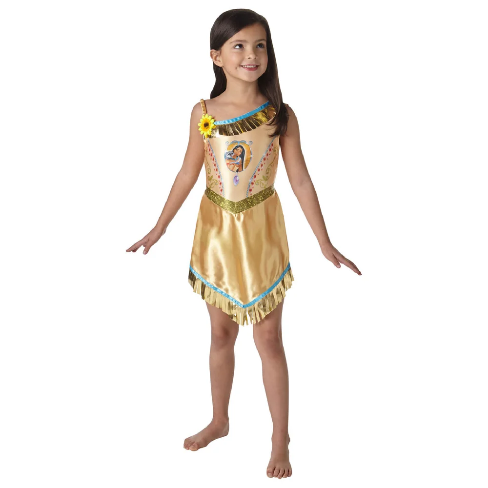Disney Girls' Pocahontas Fancy Dress Costume - S - Doré Image 1