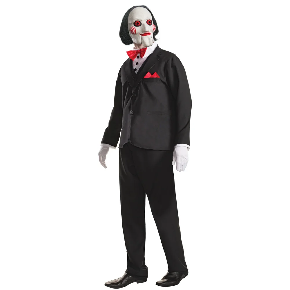 Saw Men's Billy Fancy Dress Costume - Standard - Noir Image 1