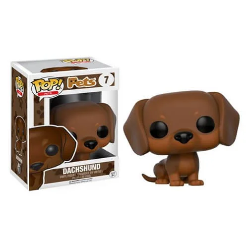 Figurine Funko Pop! Pets Teckel Marron Image 1